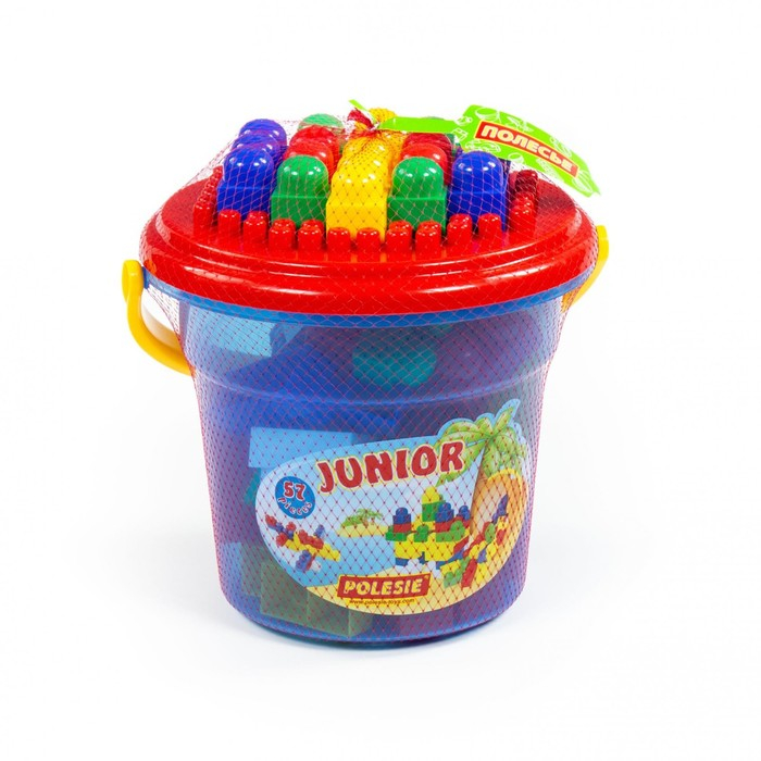 Конструктор &laquo;Юниор&raquo; 57 деталей, МИКС