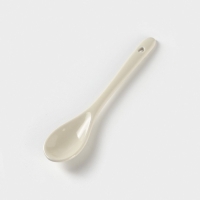 Кружка керамическая с ложкой Доляна &laquo;Ноель&raquo;, 280 мл, цвет бежевый