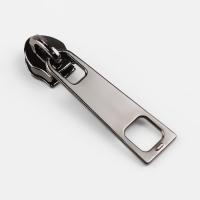 Бегунок галантерейный для молнии &laquo;Спираль&raquo;, №5, 10 шт, цвет чёрный никель