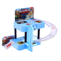 Парковка &laquo;Полицейский участок&raquo;, 1 машинка, 8 дорожных знаков, 31 деталь