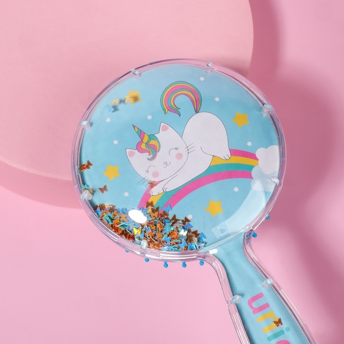 Расчёска-шейкер, 8,5 &times; 17,7 см, рисунок МИКС