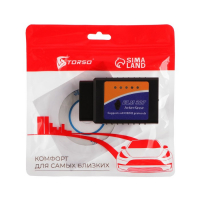 Адаптер для диагностики авто ELM327 OBD II, Bluetooth, AD-2, версия 2.1