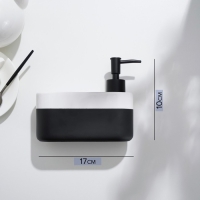 Дозатор для мыла с подставкой для губки SAVANNA Lines, 400 мл