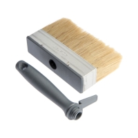 Кисть-макловица ТУНДРА, натуральная щетина, пластиковая рукоятка, 40х140 мм