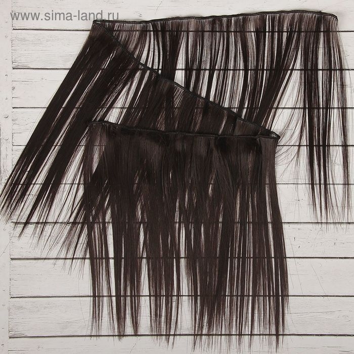 Волосы - тресс для кукол &laquo;Прямые&raquo; длина волос: 25 см, ширина: 100 см, цвет № 2