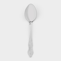 Ложка столовая &laquo;Славянка&raquo;, h=19,5 см, толщина 1,2 мм, цвет серебряный