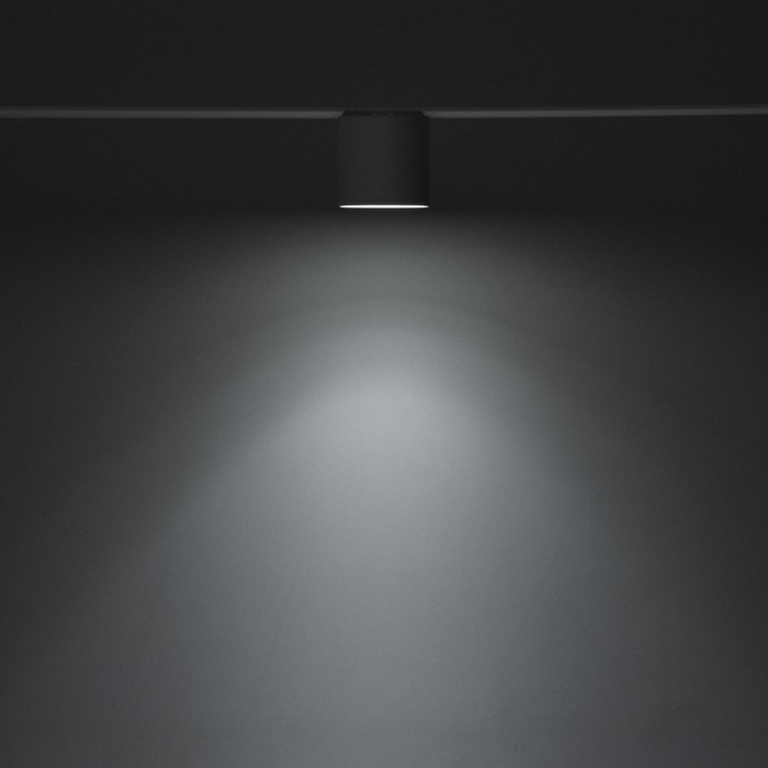 Светильник трековый SLIM "Цилинр" LED 12Вт 3000K-6000К 48V CRI90 белый 8х8х7,5см