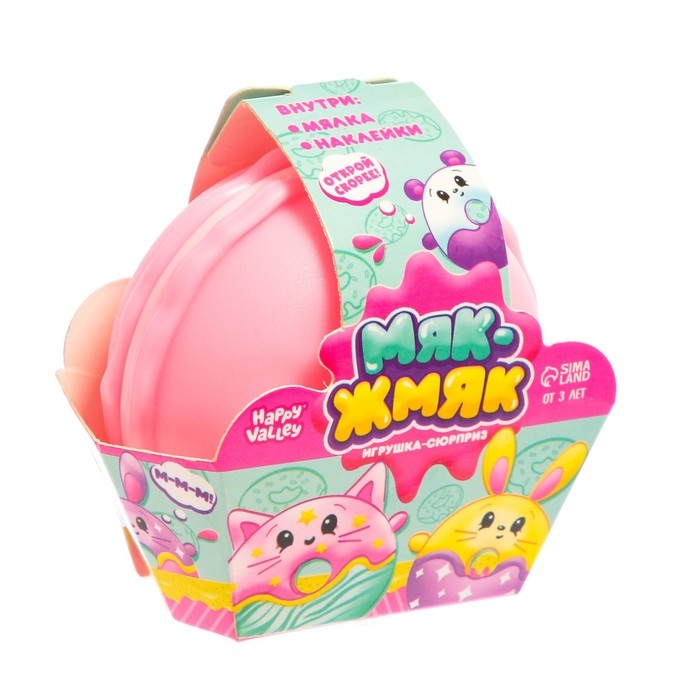 Игрушка-сюрприз &laquo;Мяк-жмяк&raquo;, МИКС