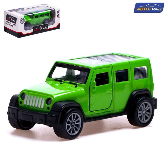 Машина металлическая &laquo;Крузер&raquo;, 1:48, инерция, открываются двери, цвет зелёный
