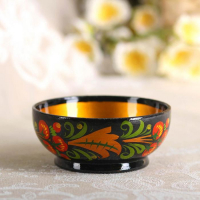 Розетка, 10&times;4 см, хохлома