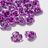Бусина &laquo;Розочка&raquo;, 12 мм, (набор 30 шт.),цвет сиреневый