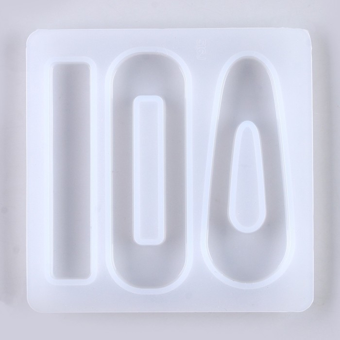 Форма силиконовая универсальная &laquo;Заколка&raquo; 3 вида заколки