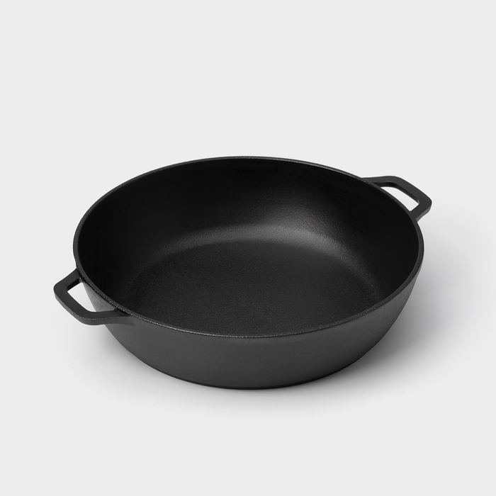 Жаровня чугунная Wild Kitchen, d=26 см, лопатка и губка в комплекте