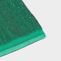 Набор губок скраберов для мытья посуды со стальной стружкой Доляна, усиленые, 3 шт, 13&times;9&times;1,5 см