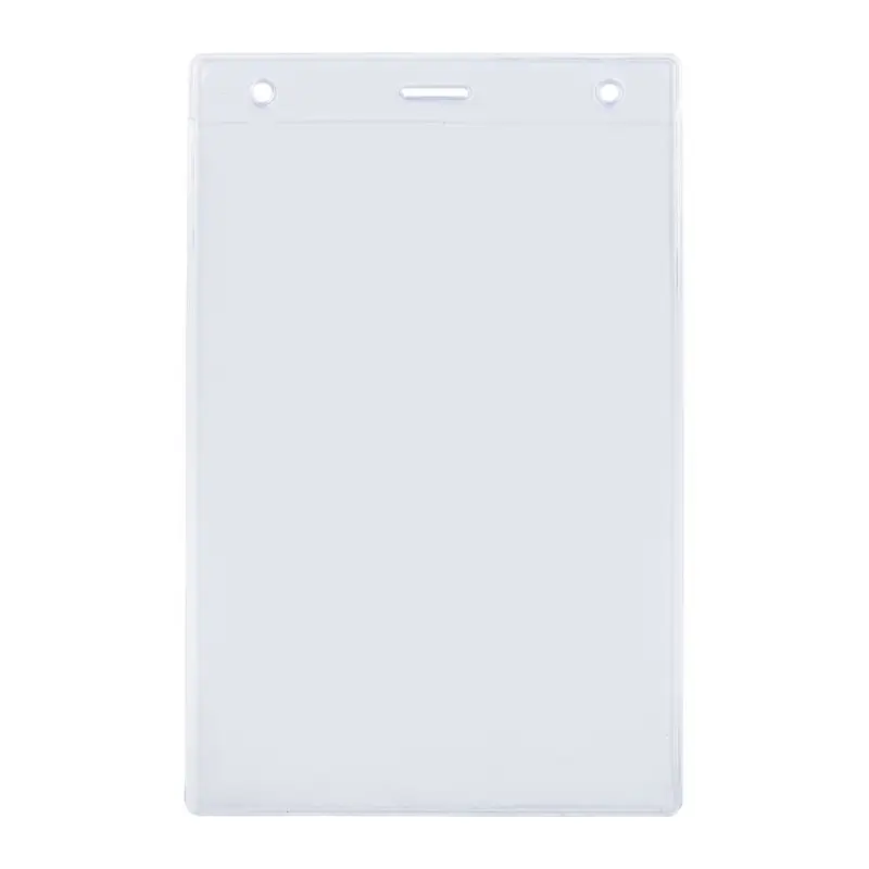 Карман для бейджа Lucid, вертикальный, из фактурного ПВХ