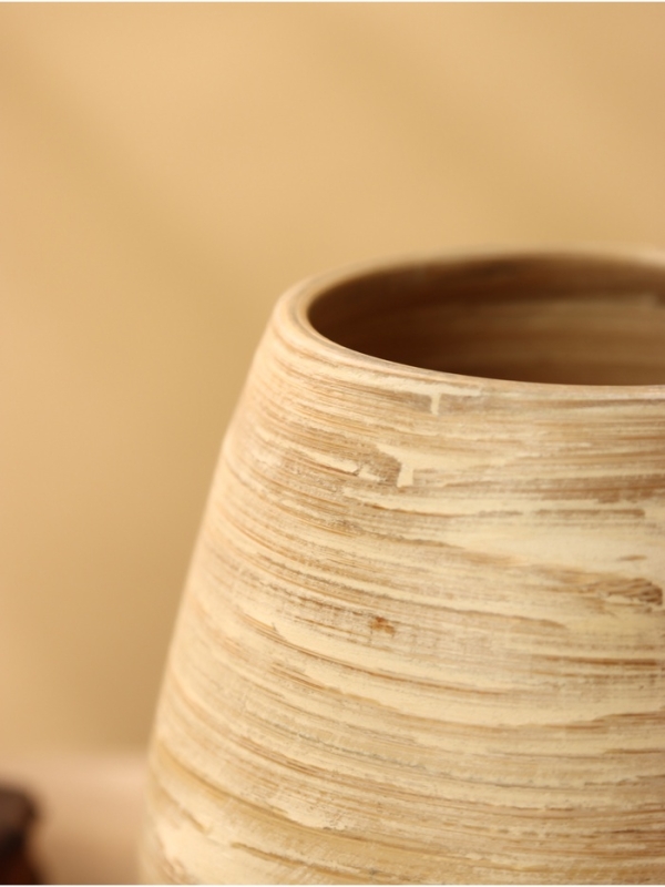 Ваза 12х12х13 см, бамбук