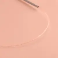 Спицы круговые, для вязания, с тефлоновым покрытием, с пластиковой леской, d=2.5 мм, 14/80 см