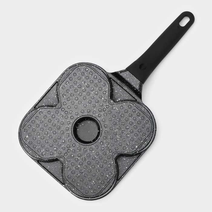 Сковорода-оладница Доляна Petit, d=18 см, индукция, цвет чёрный