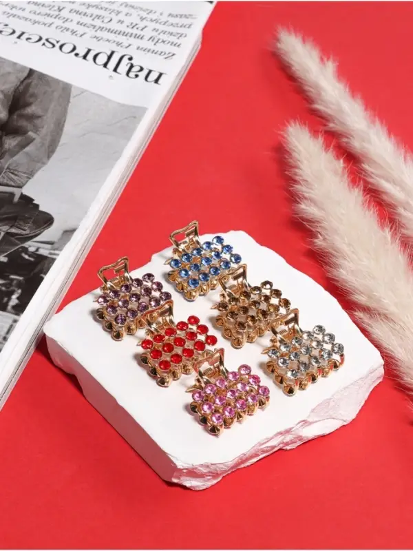 Крабик для волос &laquo;Классик&raquo;, 2.5 см, золото МИКС