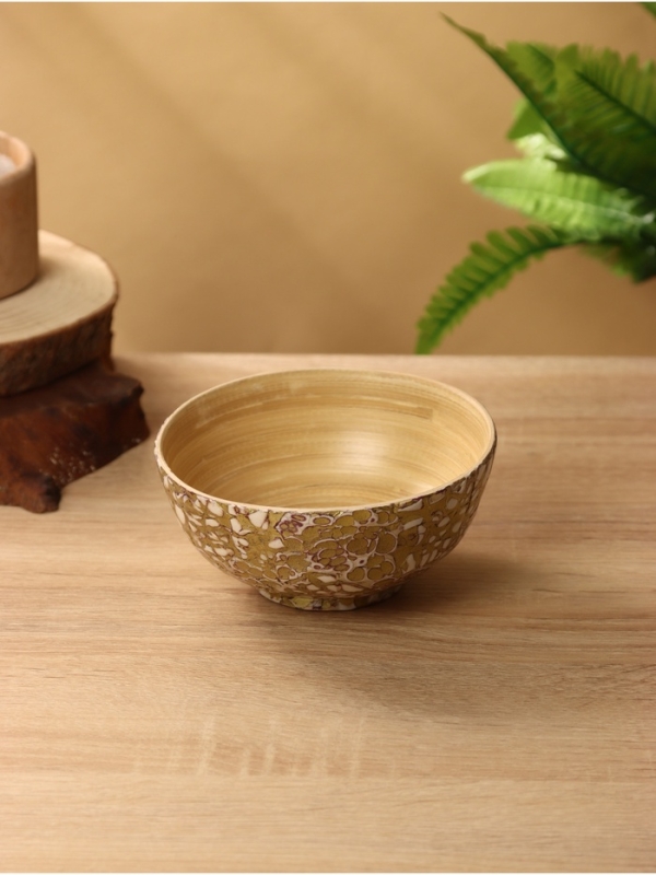 Миска 14х14х7 см, бамбук