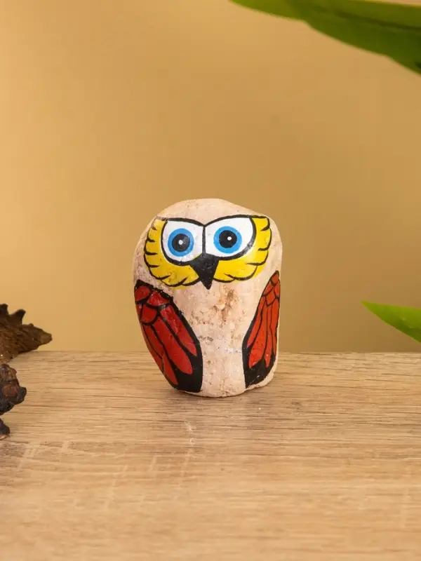 Сувенир "Совёнок" камень 4х3х5 см, МИКС