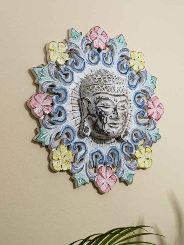 Панно резное МДФ "Будда", 30х30х0,6 см