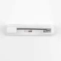 Основа для броши, 22 мм, 20 шт, цвет белый