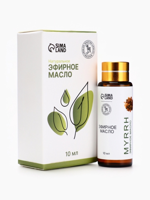 Эфирное масло "Мирра", 10 мл, с пипеткой