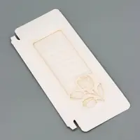 Подарочная коробка под плитку шоколада, с вырубным окном, &laquo;Тюльпаны&raquo;, 17.1&times;8&times;1.4 см