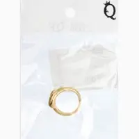 Кольцо &laquo;Капли БО&raquo;, цвет золотой, безразмерное