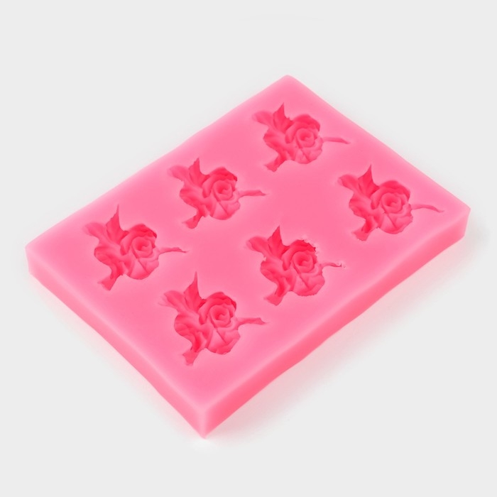 Молд &laquo;Букеты&raquo;, силикон, 11,5&times;8&times;1,5 см, цвет МИКС