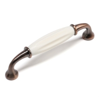 Ручка-скоба CAPPIO RSC012, пластик, м/о 128 мм, цвет медь, 4 шт.