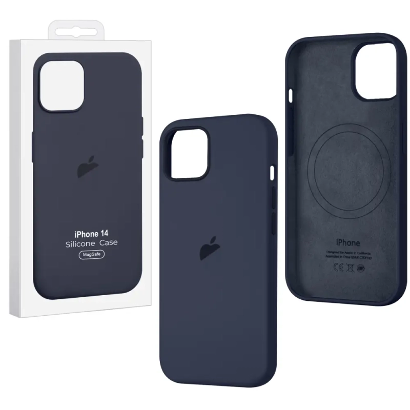 Чехол iPh 14 Silicon Case 100% ORG Midnight
