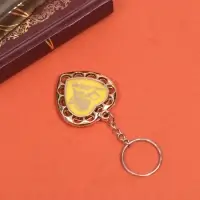 Брелок для ключей на кольце &laquo;Сердце с розой ажур&raquo;, пластик под металл, 4&times;4 см, МИКС