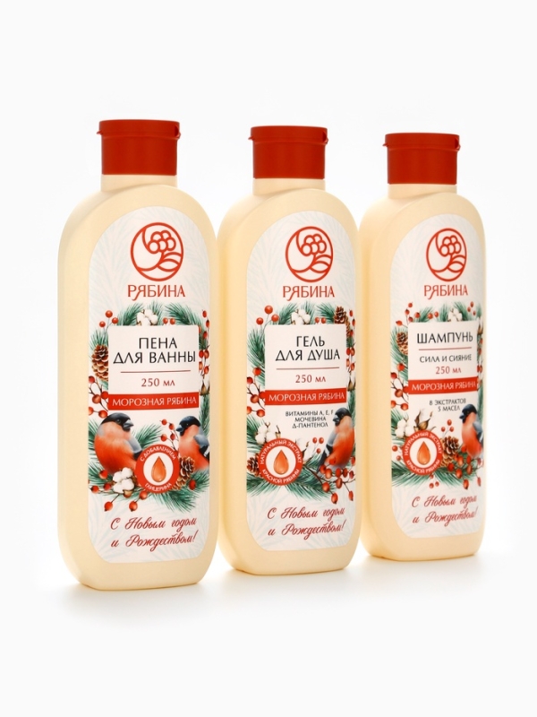 Ural Lab Рябина Гель для душа, 250 мл, морозная рябина