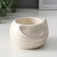 Подсвечник &laquo;Кот&raquo;, 6&times;9.5&times;10 см, перламутр