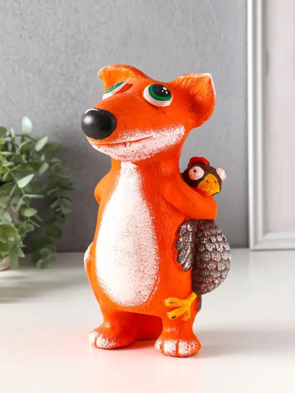 Копилка для денег &laquo;Хитрый лис&raquo;, гипс, 25&times;13.5&times;13.5 см