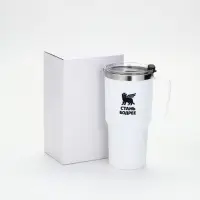 Термокружка "Стань бодрее", 500мл, белая