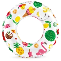 Круг для плавания &laquo;Яркий&raquo;, d=61 см, от 6-10 лет, цвет МИКС, 59241NP INTEX