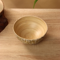 Миска 12х12х6 см, бамбук