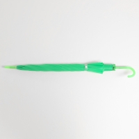 Зонт - трость полуавтоматический &laquo;Однотонный&raquo;, 8 спиц, R = 46/55 см, D = 110 см, цвет зелёный