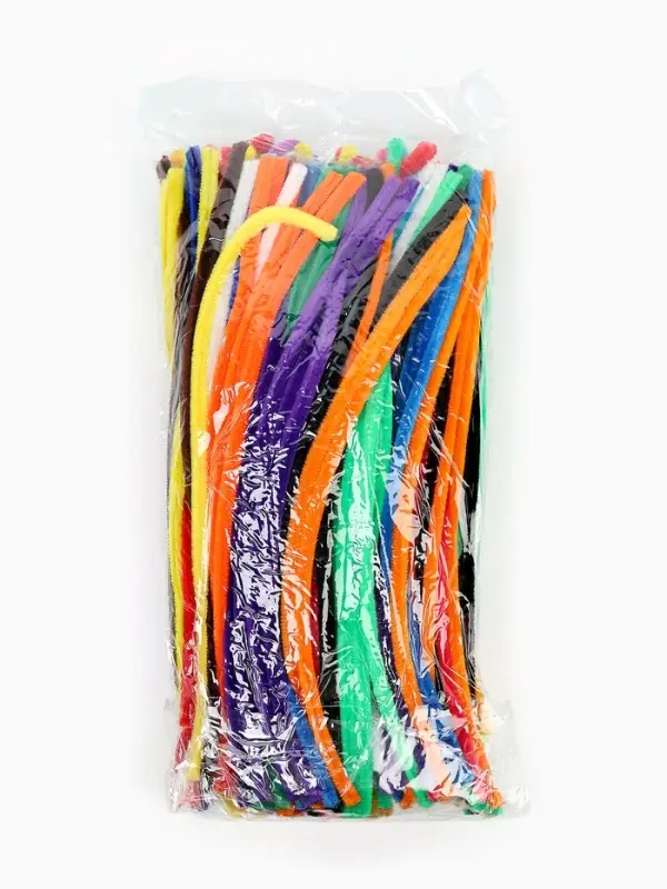 Синельная проволока, набор 200 шт, размер 1 шт 30х0,8 см, 20 цветов