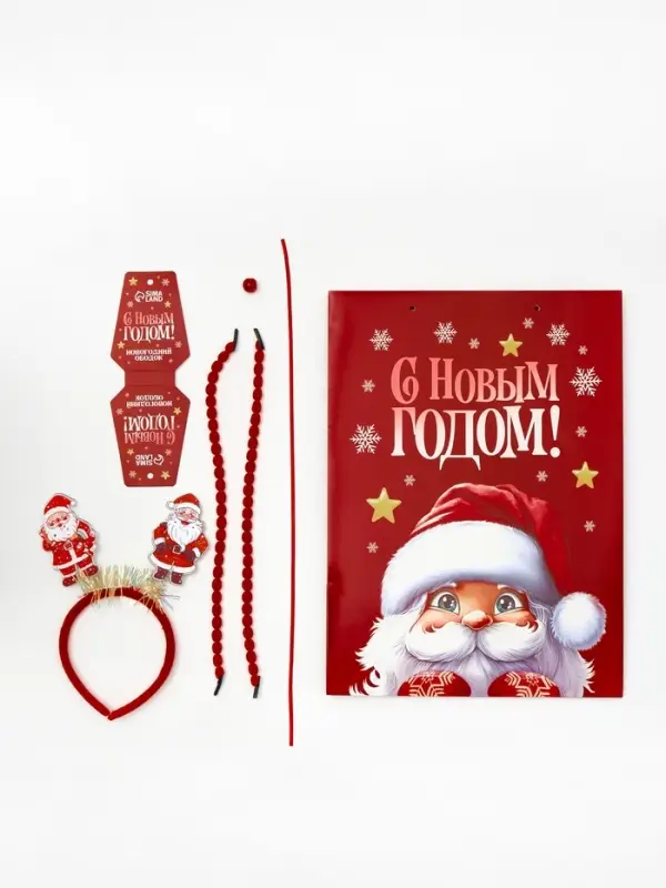 Пакет подарочный &laquo;Новогодняя сказка&raquo;, с ободком, 31 &times; 11 &times; 40 см