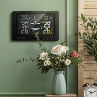 Метеостанция домашняя погодная станция часы КТ-3735