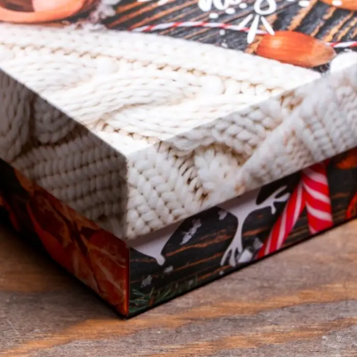 Коробка подарочная новогодняя складная, &laquo;Чудес и подарков&raquo;, 21&times;15&times;5.7 см