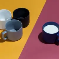 Чашка Jumbo, ver.2, матовая, черная