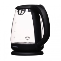 Чайник HYK-G1001 1,7л 2200Вт черный (стекло)