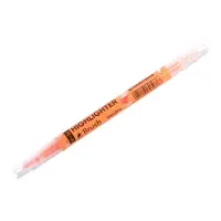 Маркер текстовыделитель 0.5-3.5 мм ErichKrause Visioline V-16 Brush Neon, двухсторонний, оранжевый неон, чернила на водной основе