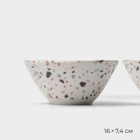 Набор салатников фарфоровых Magistro Terazzo, 700 мл, 16&times;7,4 см, 2 шт