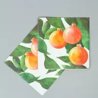 Салфетки бумажные трёхслойные &laquo;Апельсиновые шары&raquo;, 33х33, 20 шт